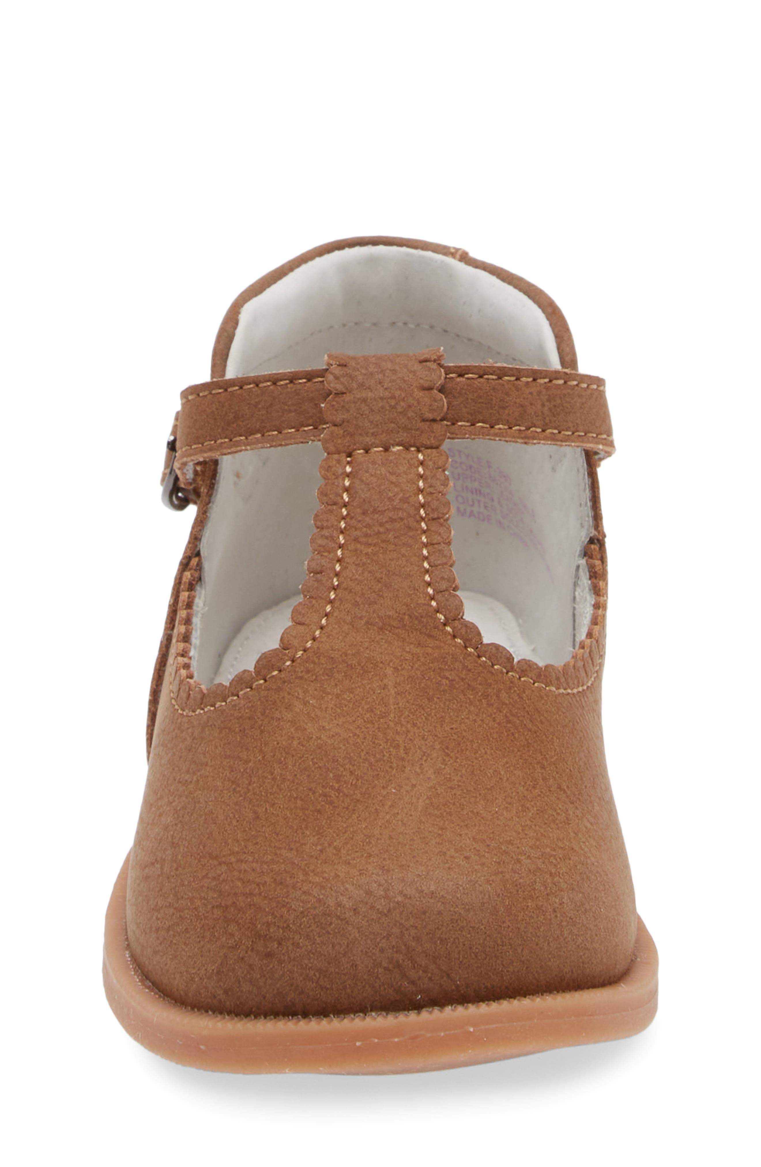 L'AMOUR Kids' Louise T-Strap Shoe, Alternate, color, Chestnut