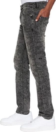 Chitch Stencil Stitch Skinny Jeans