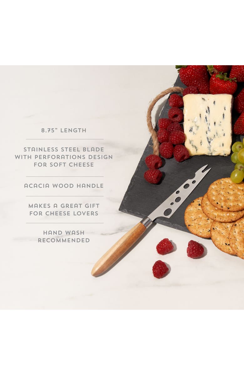 TWINE Soft Cheese Knife, Alternate, color, Natural