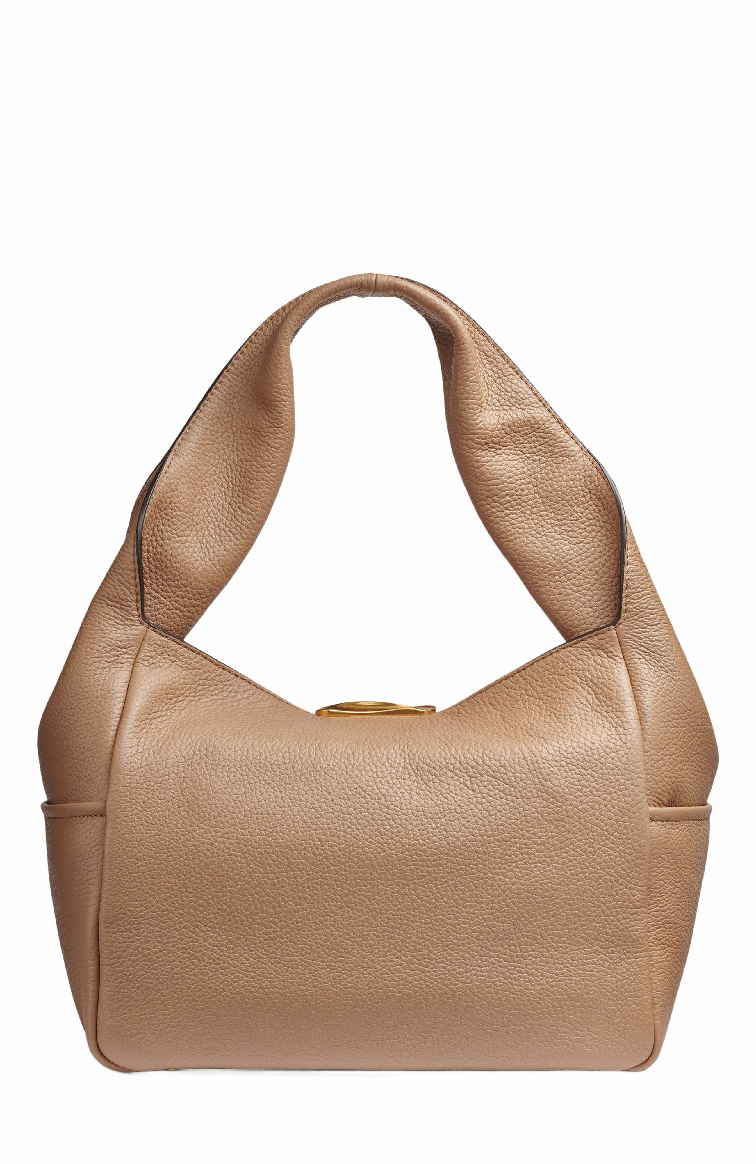 Amagansett Shoulder Bag, Alternate, color, Toasted Almond