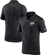 Nike Men's Nike Black Los Angeles Rams Pique Fashion Performance Polo