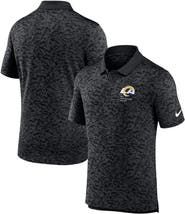 Nike Men's Nike Black Los Angeles Rams Pique Fashion Performance Polo