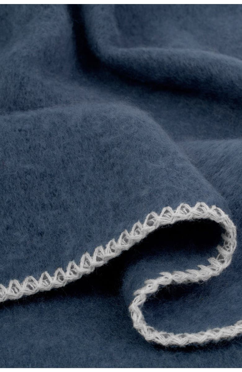 Katie Loxton Whipstitch Scarf in Navy, Alternate, color, Navy