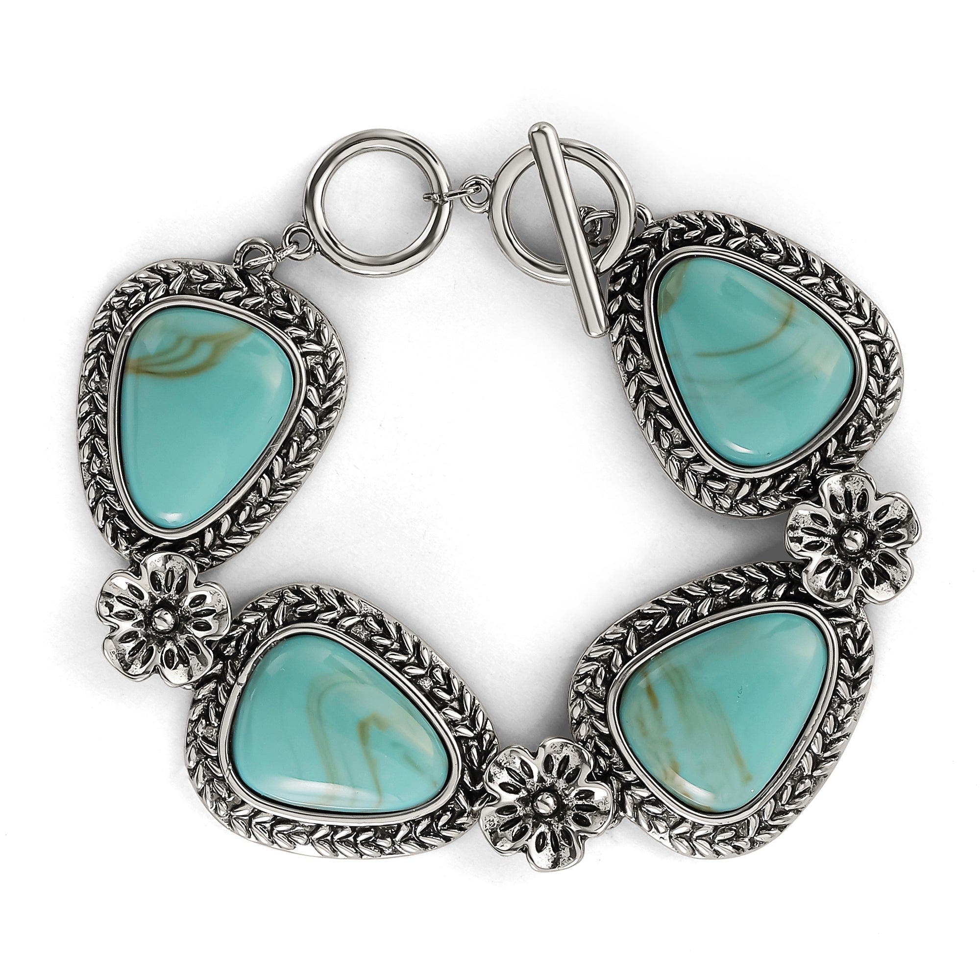 selected Silver, turquoise