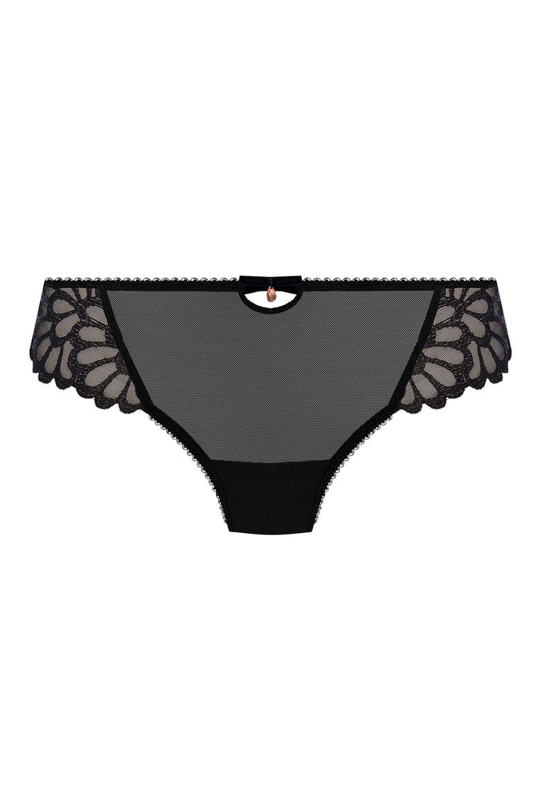 Loveland Embroidered Bikini, Alternate, color, BOMBSHELL BLACK