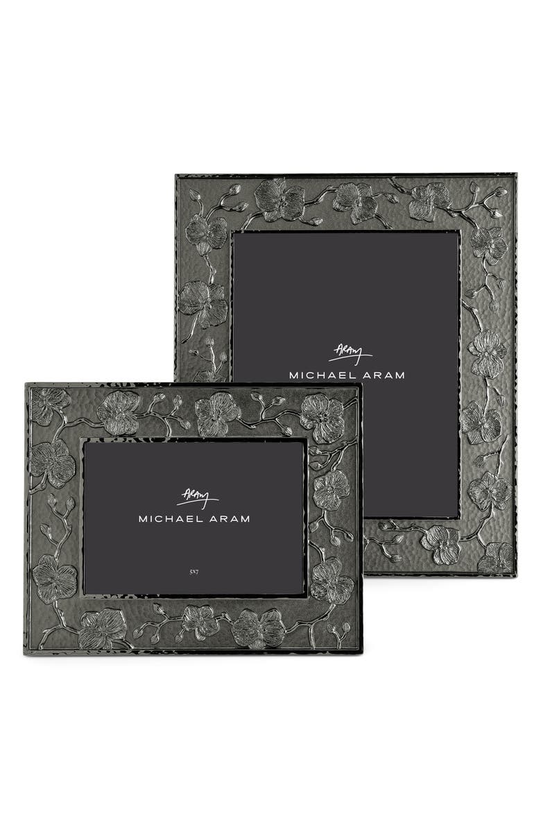 Michael Aram Orchid Sculpted Picture Frame, Alternate, color, Grey/ Black