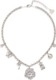 VIDAKUSH Everything and Flor Charm Necklace