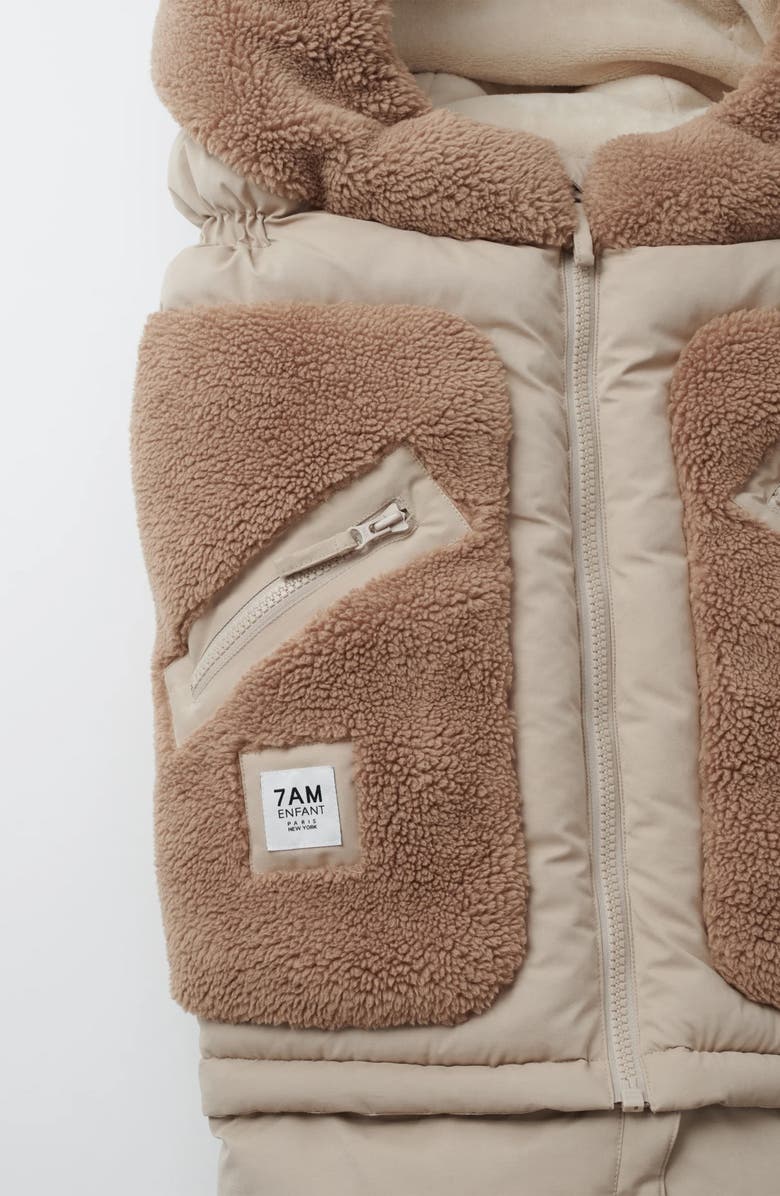 7 A.M. Enfant 212 evolution<sup>®</sup> Extendable Stroller & Car Seat Waterproof Footmuff, Alternate, color, Oat/ Cacao