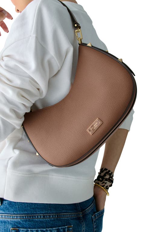 Kate Spade New York Liv Pebble Leather Convertible Shoulder Bag In Brown