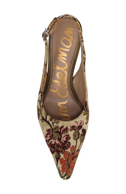 Sam Edelman Bianka Slingback Kitten Heels In Brown
