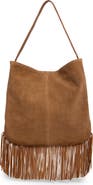 Lucky Brand Ivy Fringe Suede Tote