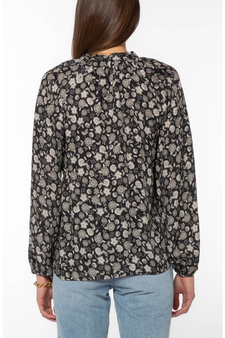 Saya Long Sleeve Button-Up Shirt, Alternate, color, BLACK JACO