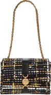 Versace Kleio Tweed Shoulder Bag