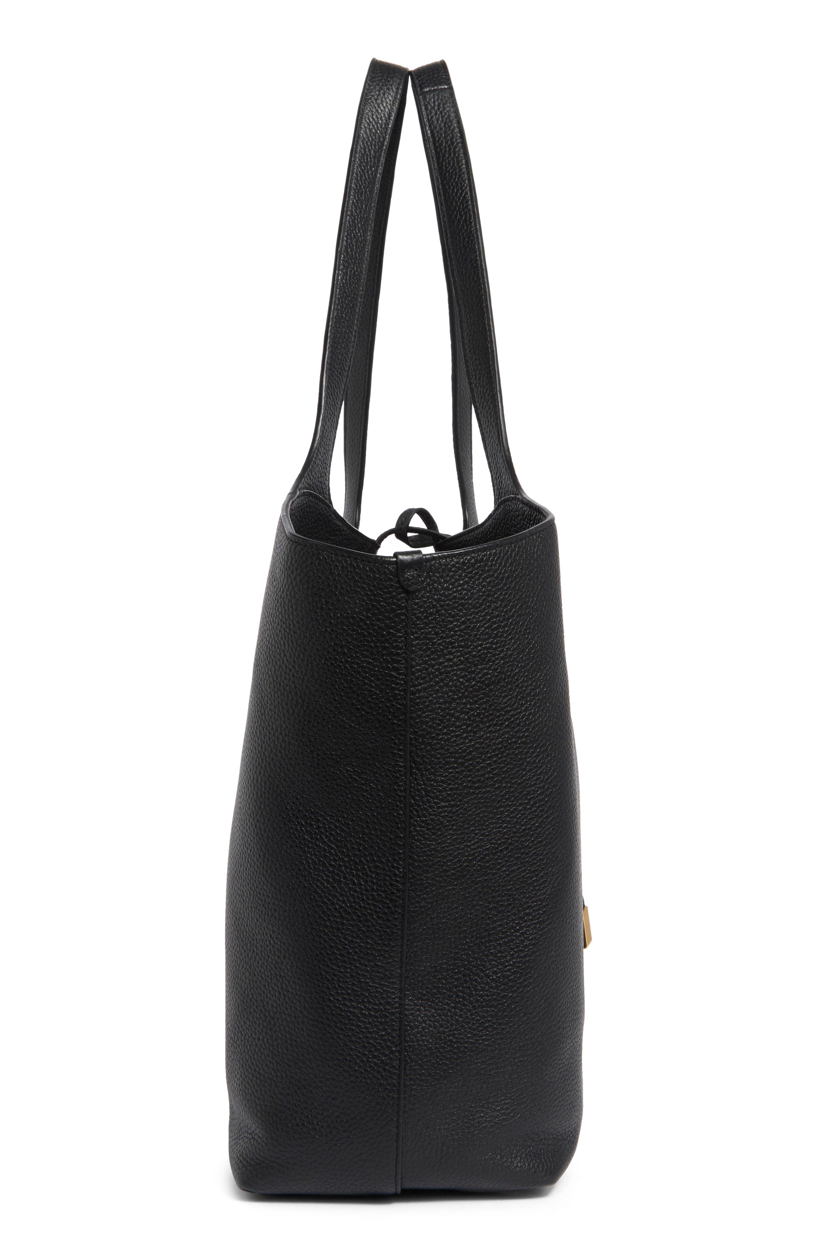 Vince Meadow Tote Bag, Alternate, color, Black