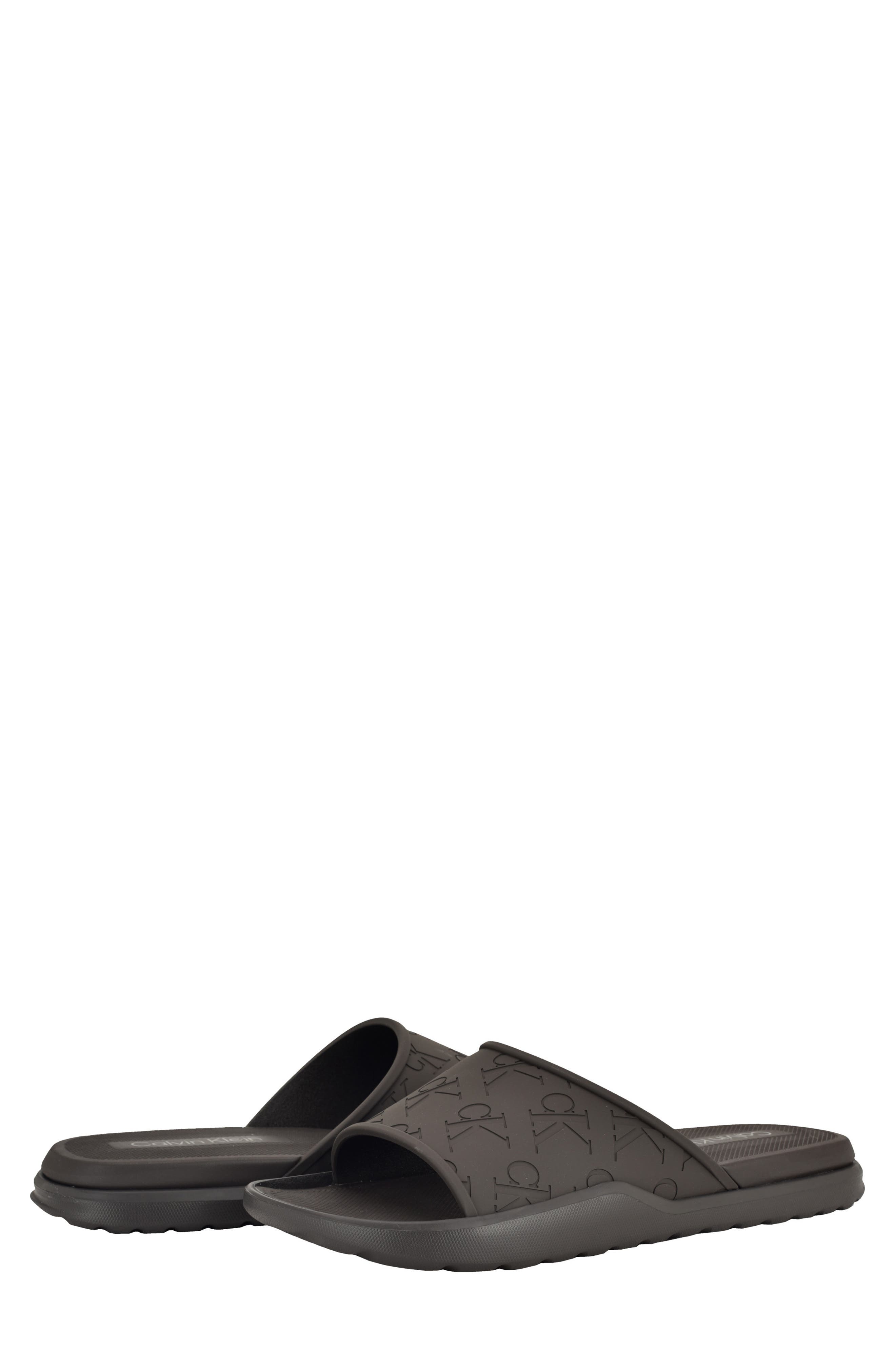 Meiiny Slide Sandal, Alternate, color, DARK BROWN