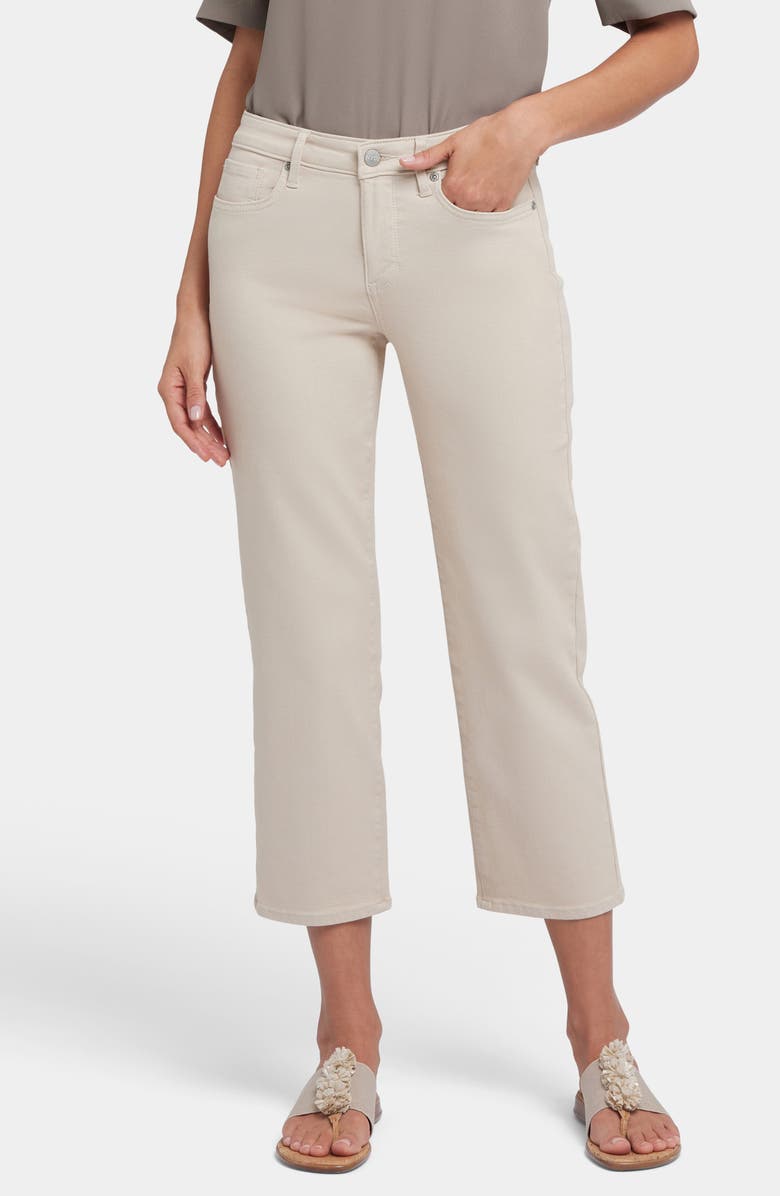 NYDJ Piper CoolMax<sup>®</sup> Relaxed Fit Crop Pants, Main, color, Feather