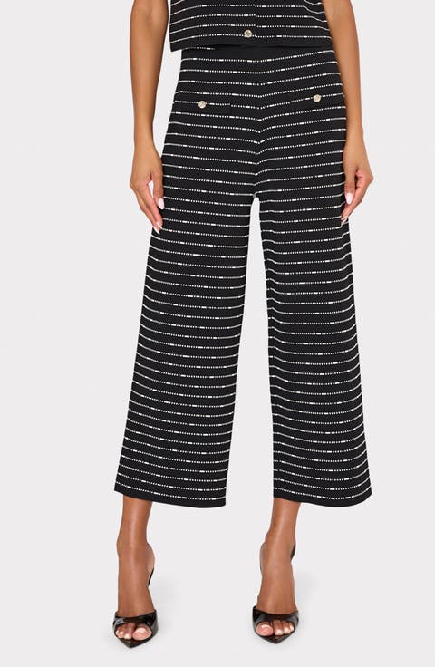 Lettie Stripe High Waist Wide Leg Pants
