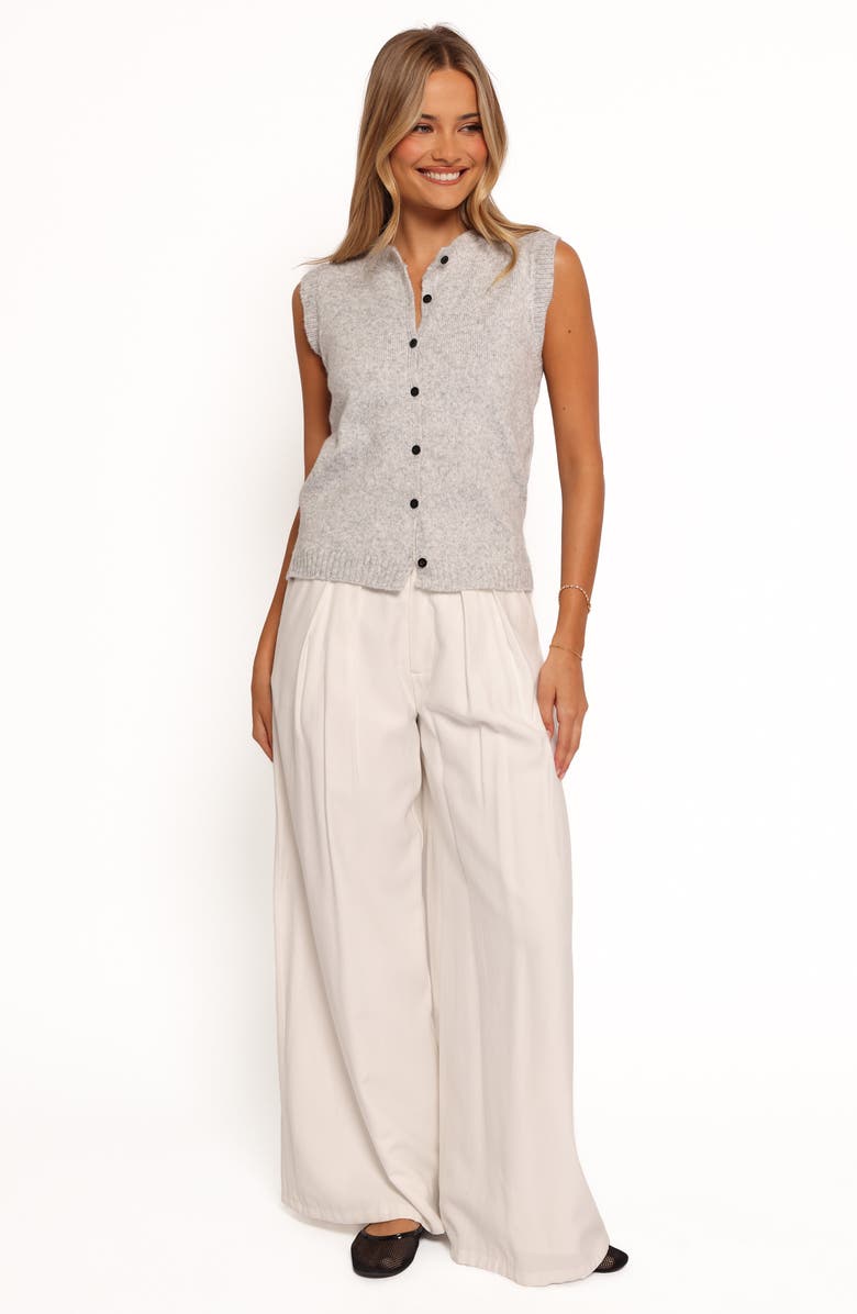Petal & Pup Grace Sweater Vest, Alternate, color, Grey