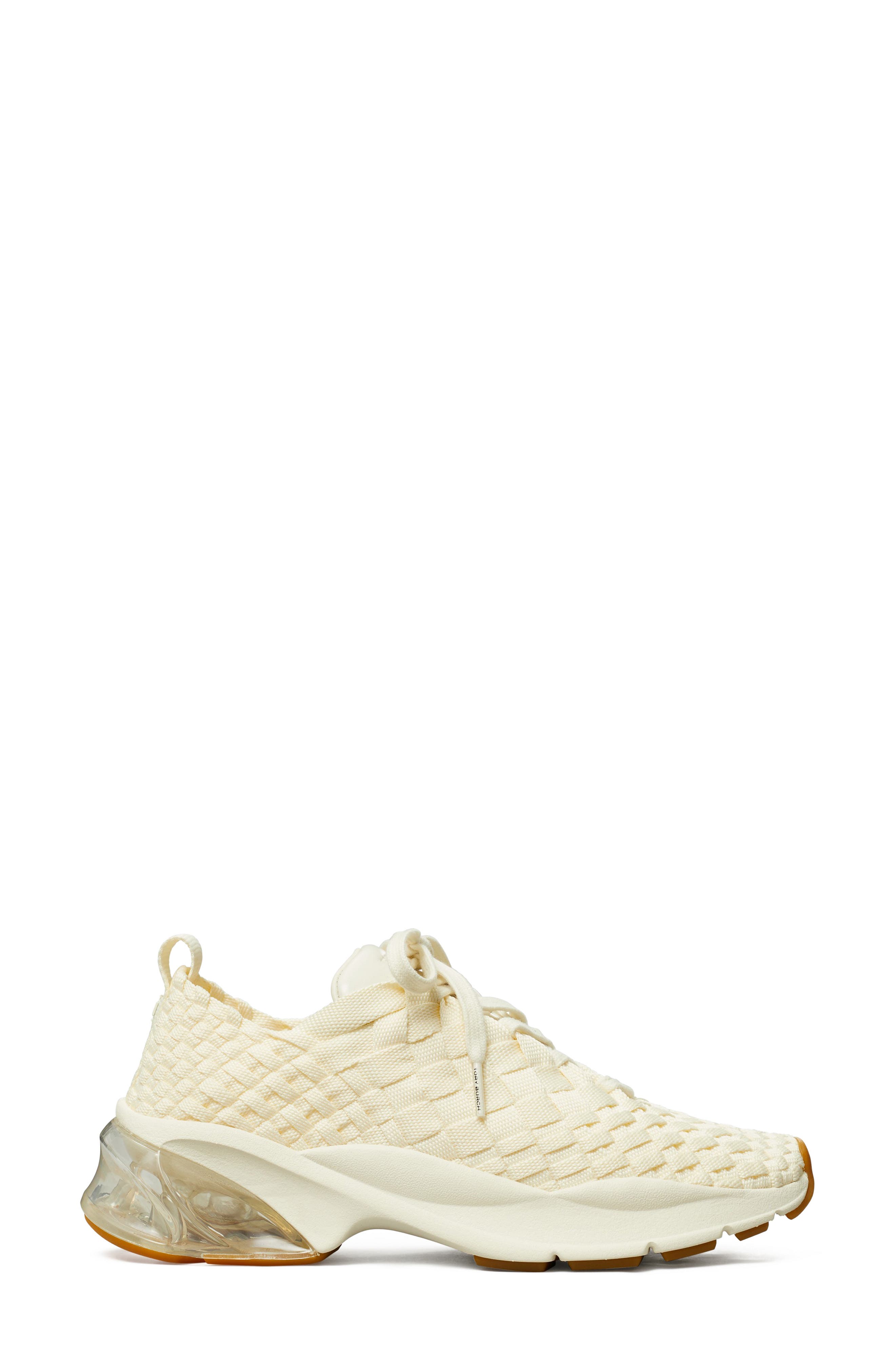 Tory Burch Good Luck Woven Sneaker, Alternate, color, 