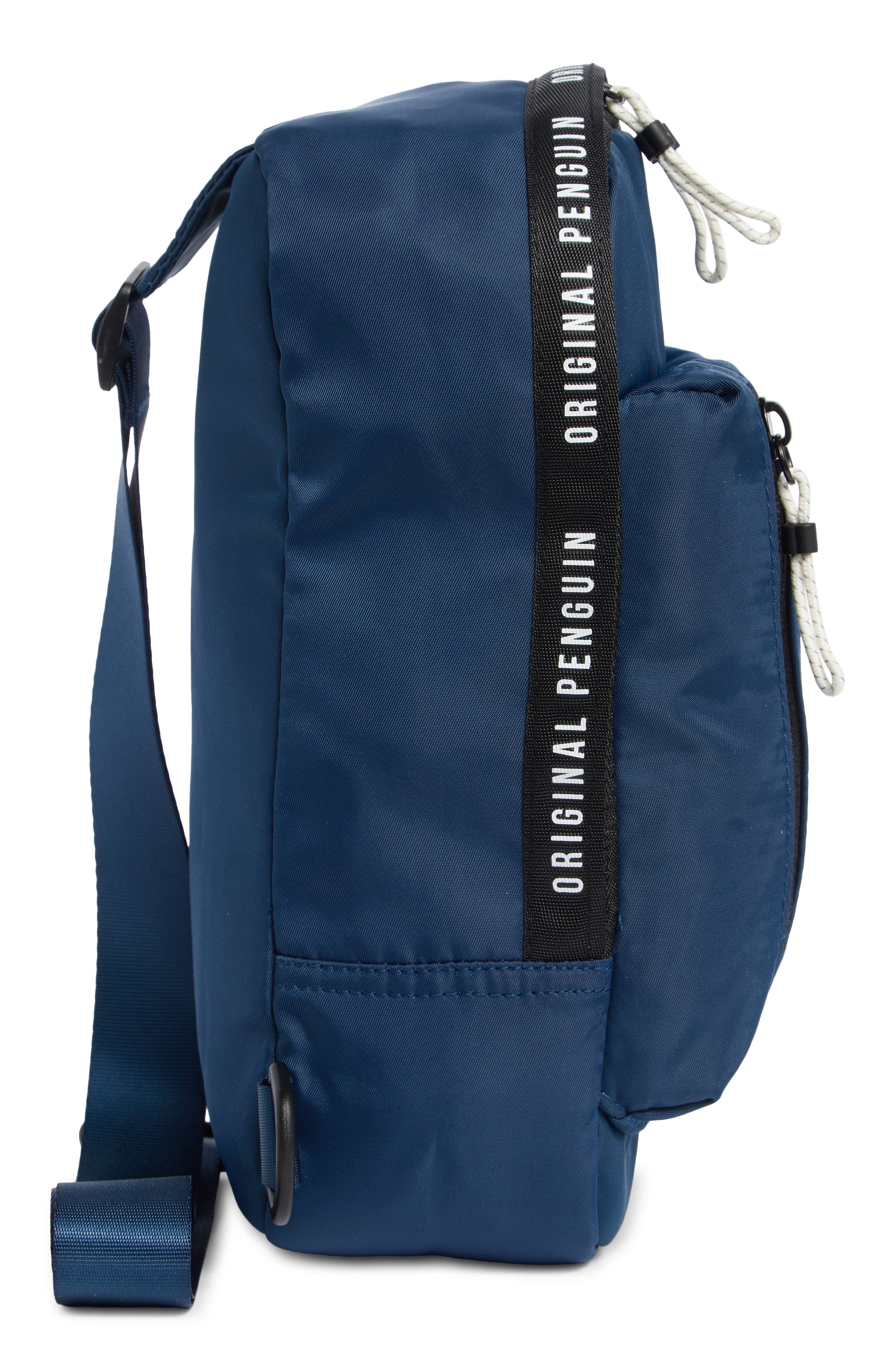 Original Penguin Sport Nylon Crossbody Bag, Alternate, color, Bluewing Teal