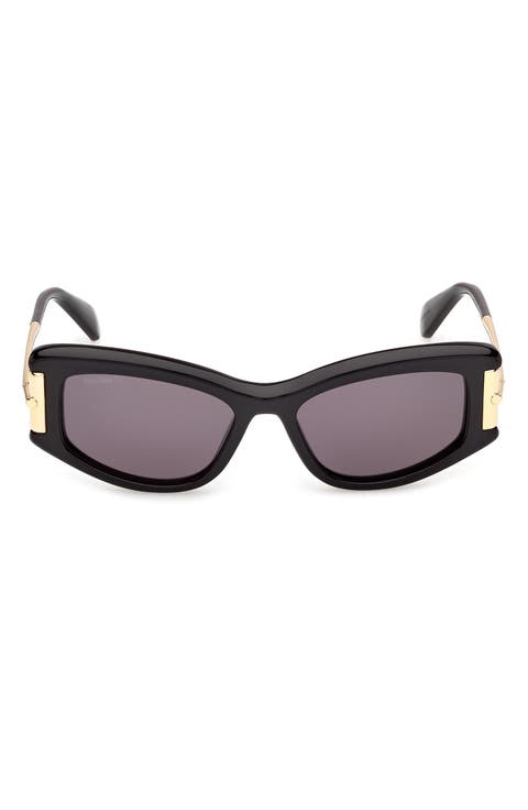 52mm Cat Eye Sunglasses