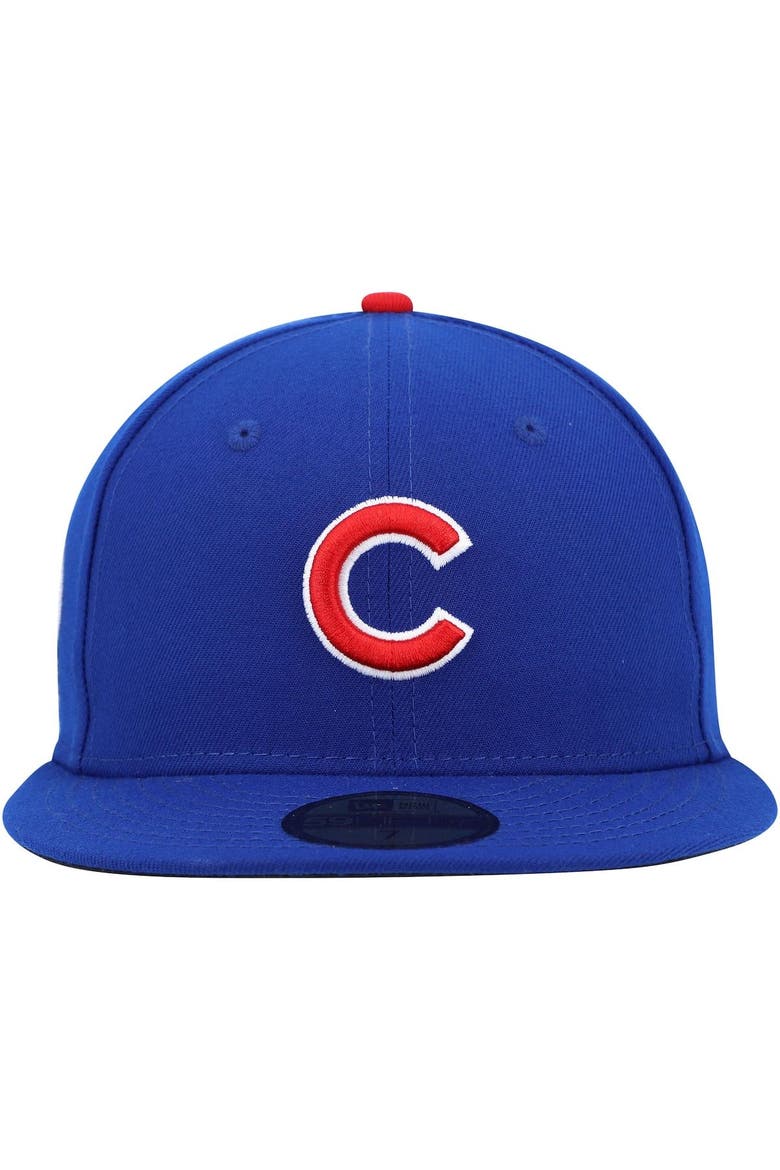 Men's New Era Royal Chicago Cubs 9/11 Memorial Side Patch 59FIFTY Fitted Hat, Alternate, color, Royal