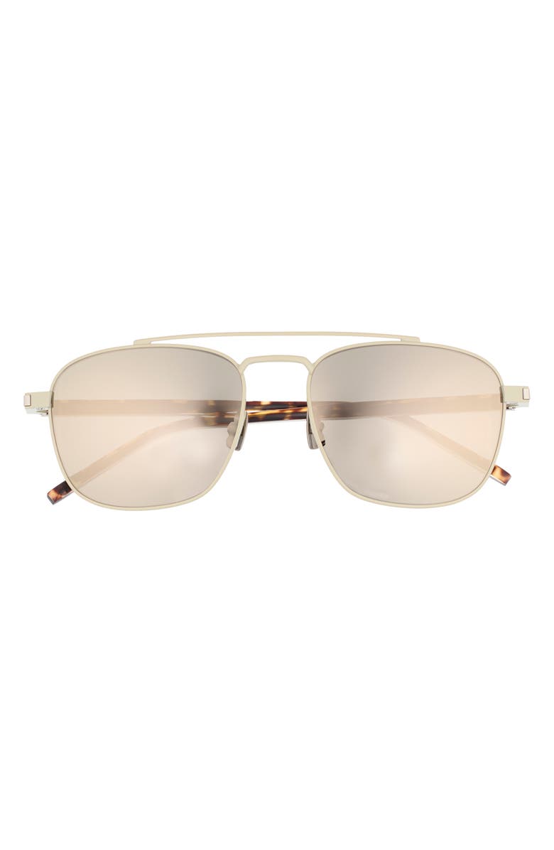 Saint Laurent 56mm Aviator Sunglasses, Main, color,