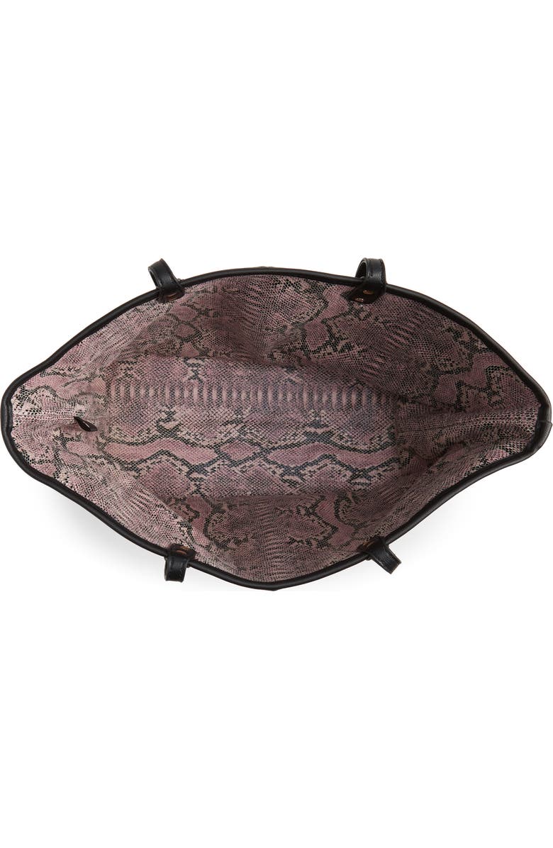 Mali + Lili Reversible Vegan Leather Tote, Alternate, color,