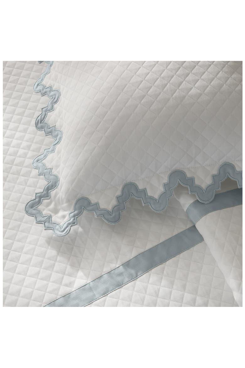 Aziza Matelassé Sham, Alternate, color, BONE