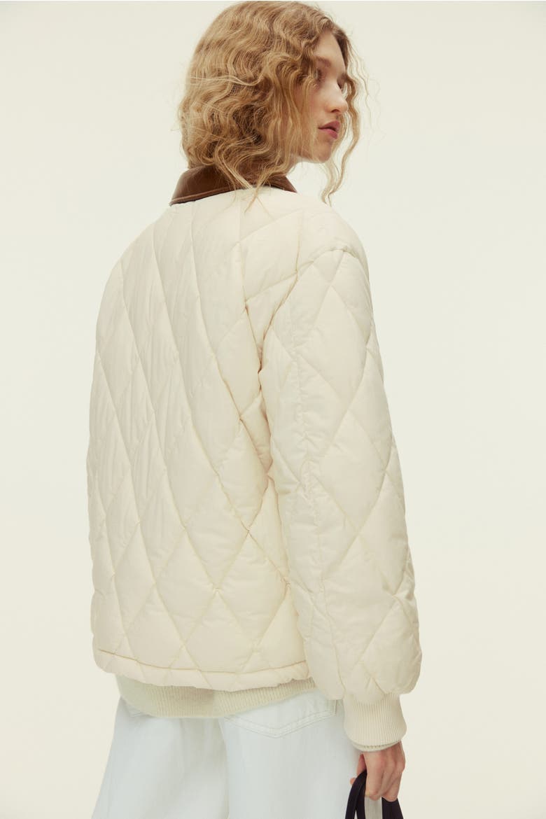 Thermolite® Quilted Jacket, Alternate, color, Light beige