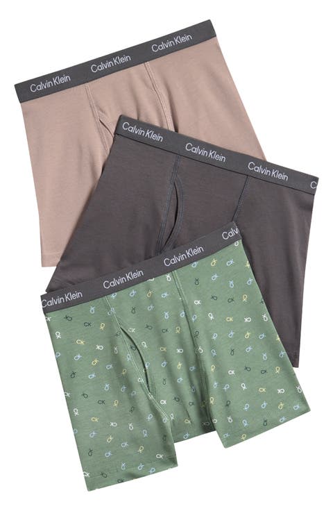 Kids' Assorted 3-Pack Stretch Cotton Boxer Briefs