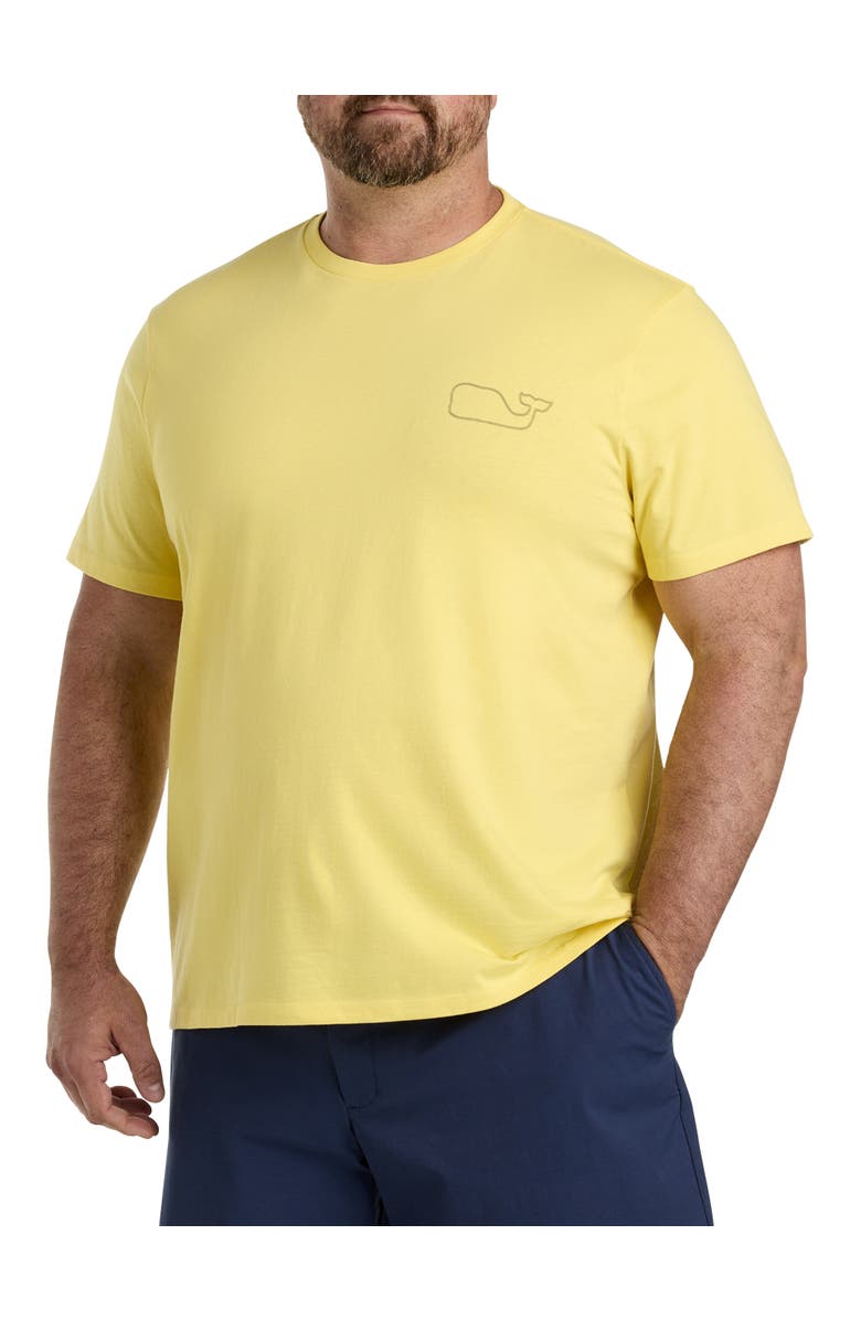 vineyard vines Big & Tall Whale Outline Graphic Tee, Main, color, 