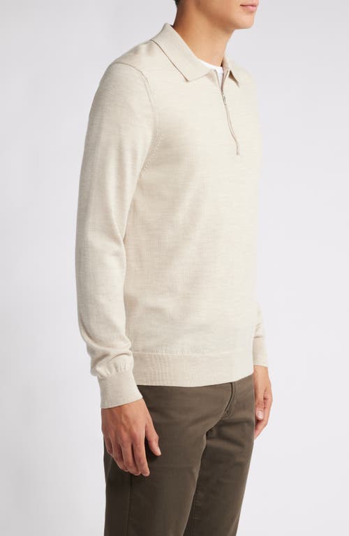 Nn07 Quarter Zip Wool Polo Sweater