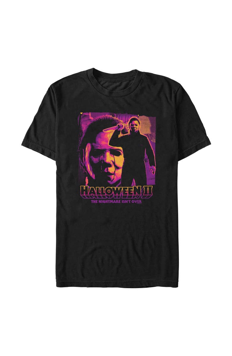 Halloween Men's Halloween II The Nightmare Isn't Over Graphic T-Shirt, Alternate, color, Black