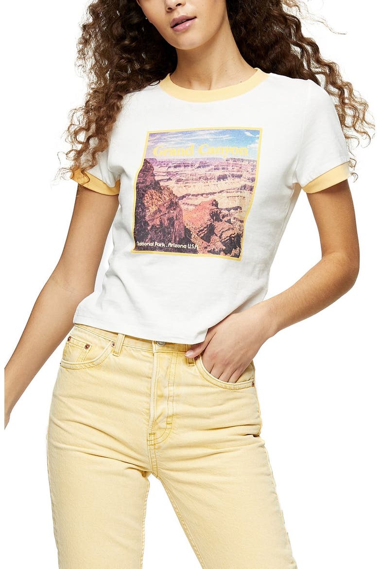 Grand Canyon Graphic Tee, Main, color, CREAM