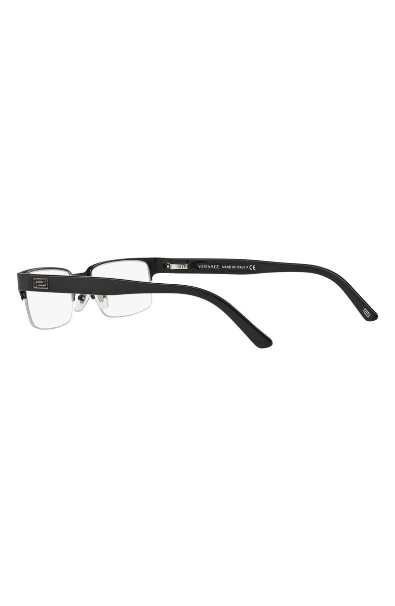 Versace 53mm Rectangle Optical Glasses, Alternate, color,
