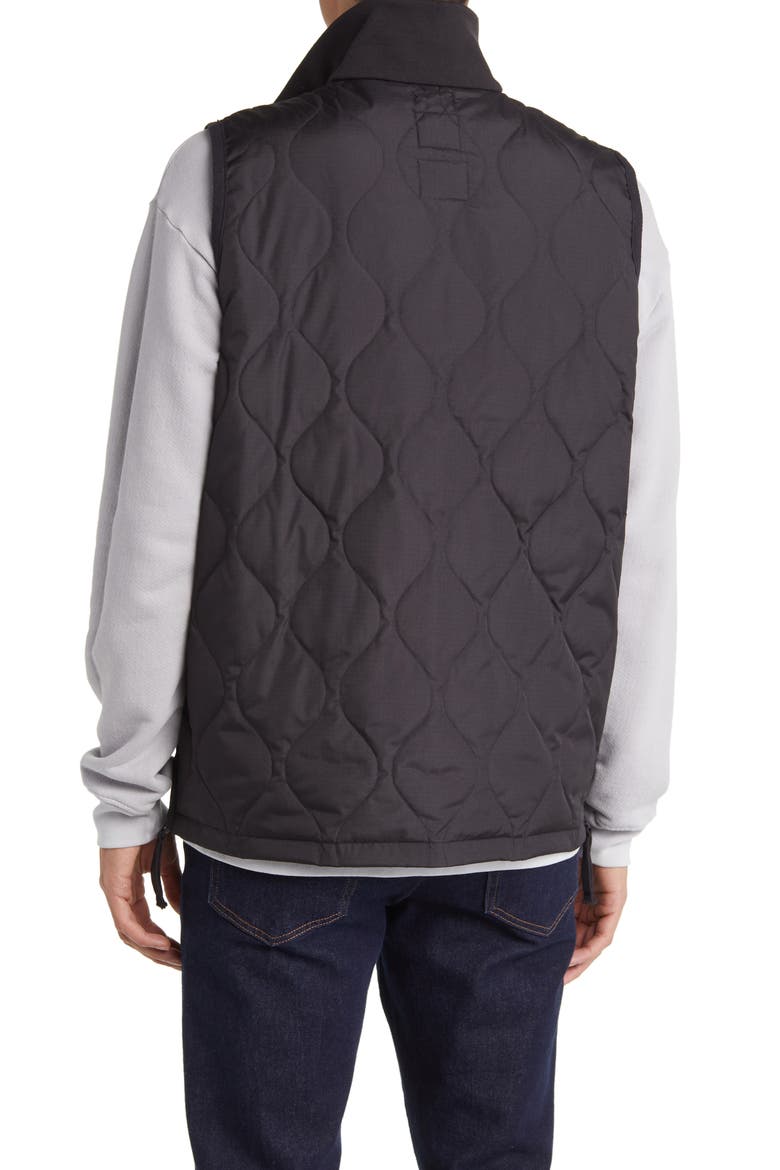 Water Repellent Packable Quilted 800 Fill Power Down Vest, Alternate, color, BLACK