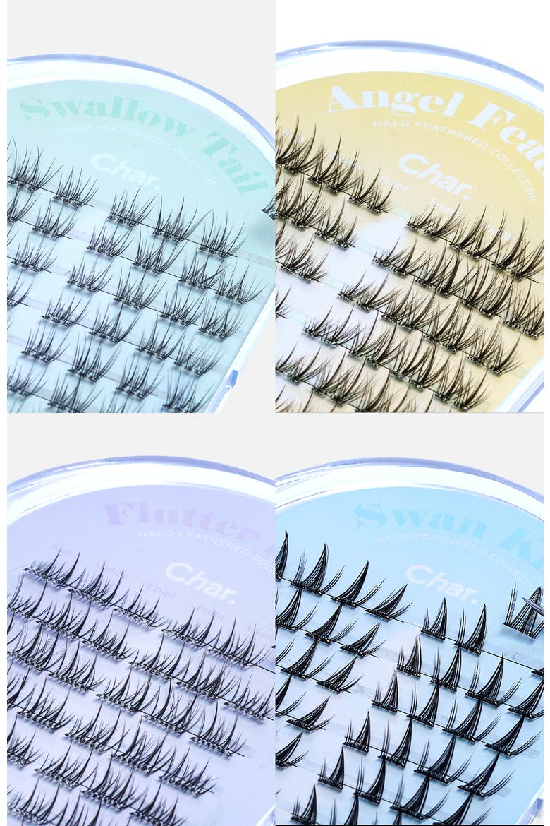 Halo Feathered Collection Pre-Glued 5 to 10 Days Wear Lashes, Alternate, color, Black