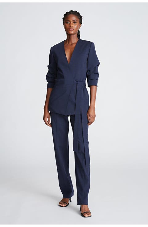 Bexley Jacket In Knit Suiting