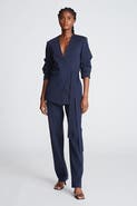 HALSTON Bexley Jacket In Knit Suiting