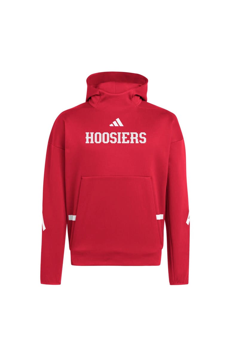 adidas Men's adidas Crimson Indiana Hoosiers Z.N.E. Pullover Hoodie, Alternate, color, Crimson