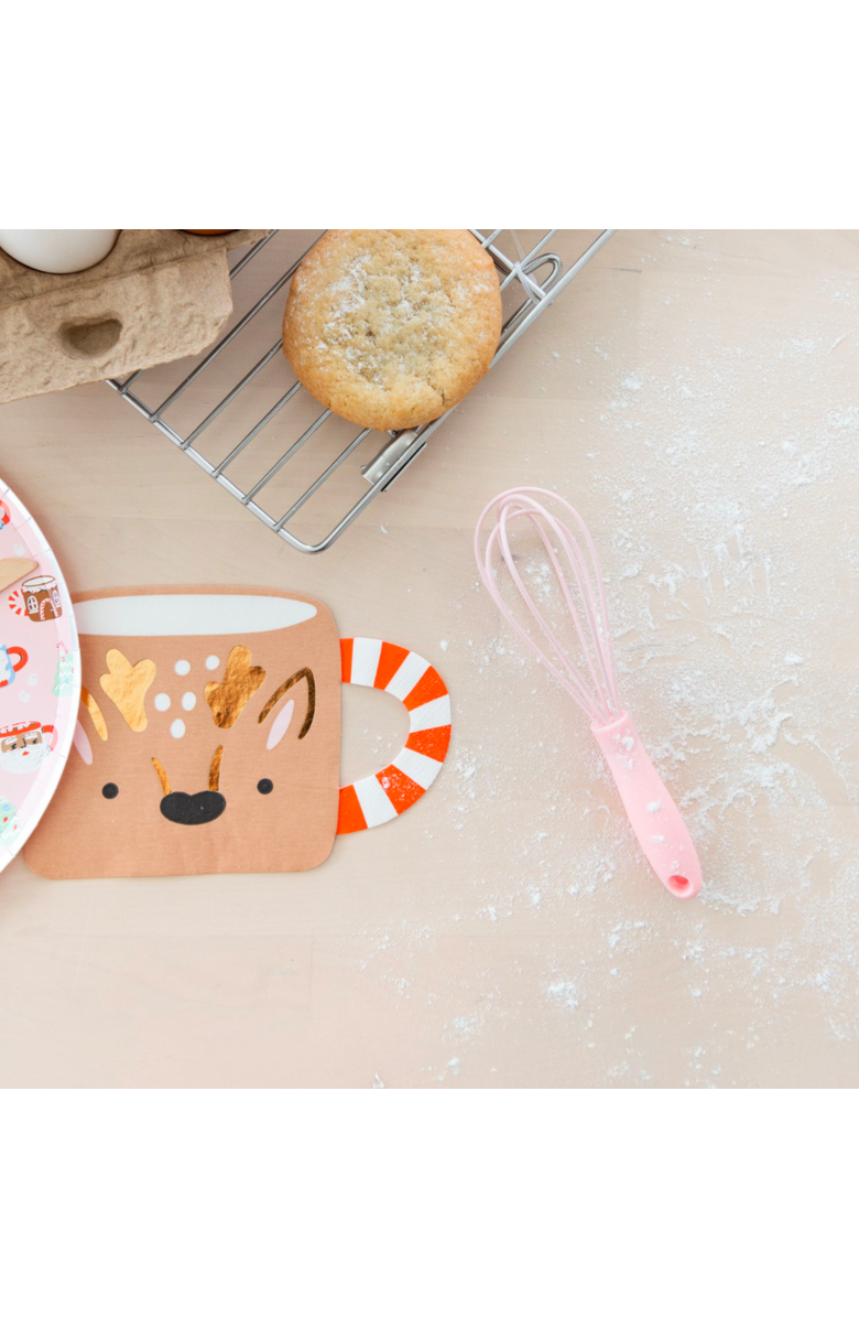 Daydream Society Baking Spirits Bright Reindeer Christmas Mug Large Napkins, Alternate, color, Assorted Pre-Pack