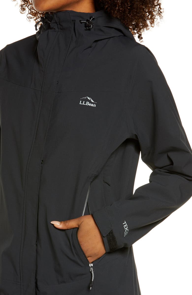 L.L.Bean Cresta Stretch Waterproof Hooded Rain Jacket, Alternate, color, 
