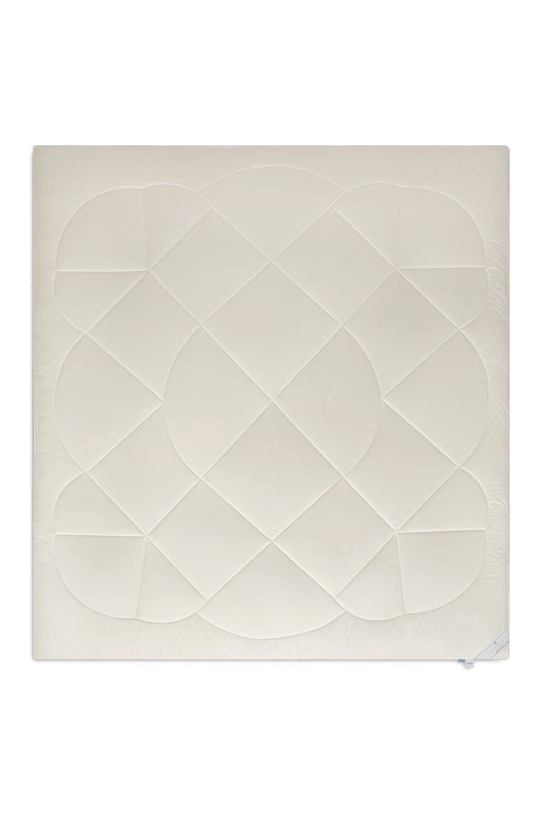 Everett alpaca wool comforter, Alternate, color, White