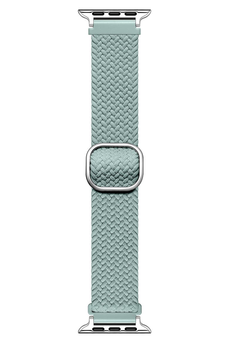 Universal Braided Nylon Apple Watchband, Main, color, SAGE GREEN