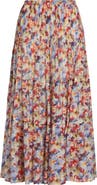 Cinq à Sept Harper Wildflower Tiered Maxi Skirt