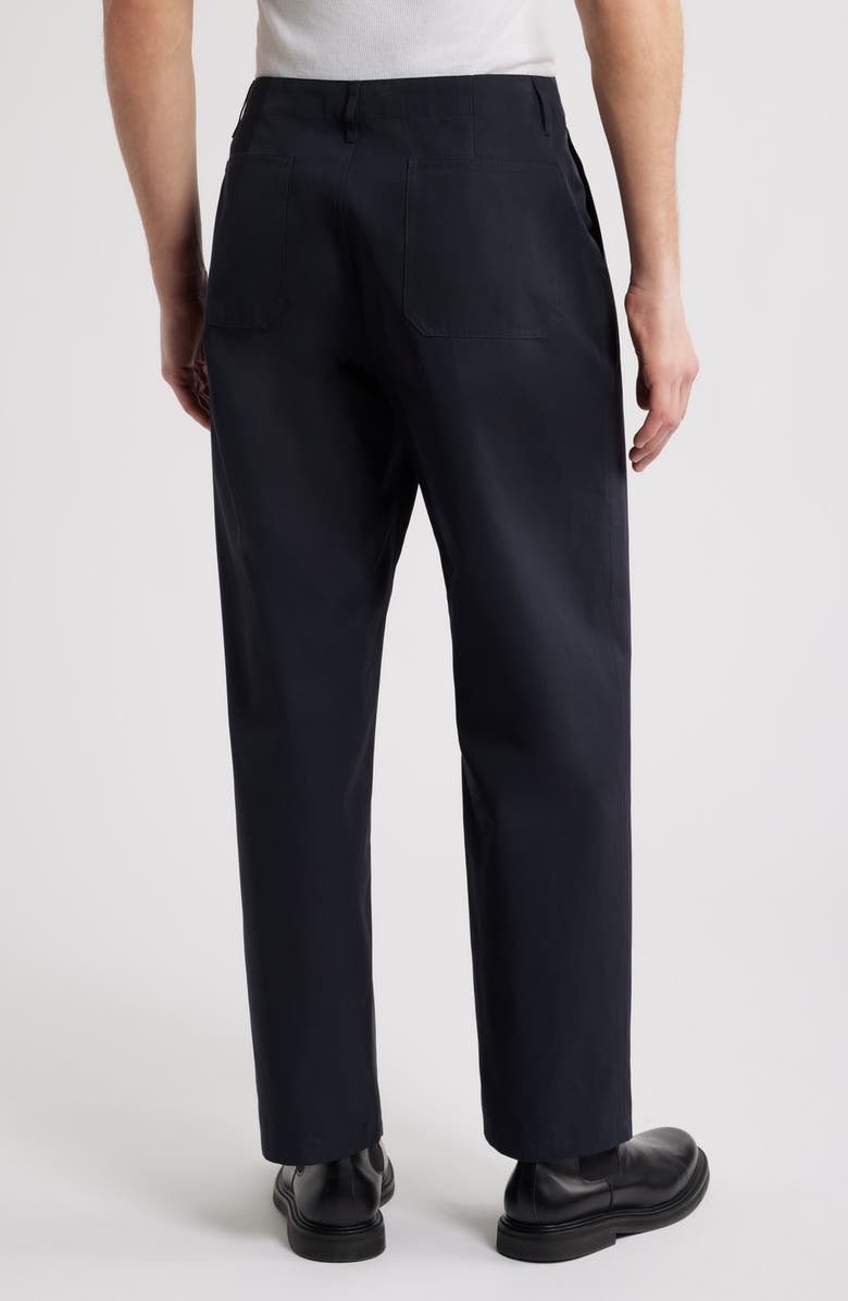 FRAME Relaxed Fit Cotton Pants, Alternate, color, Dark Navy