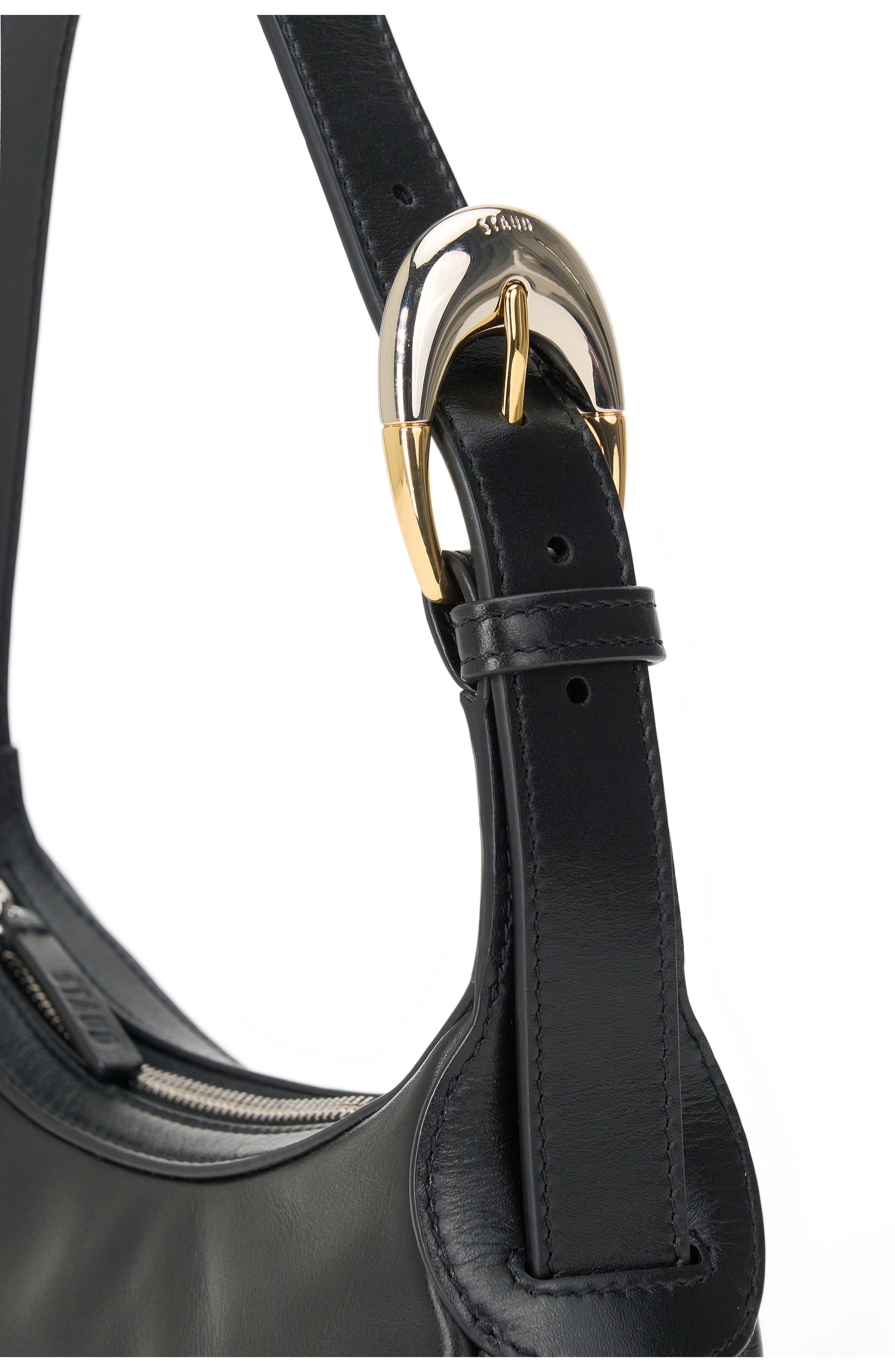 STAUD Owen Leather Shoulder Bag, Alternate, color, 