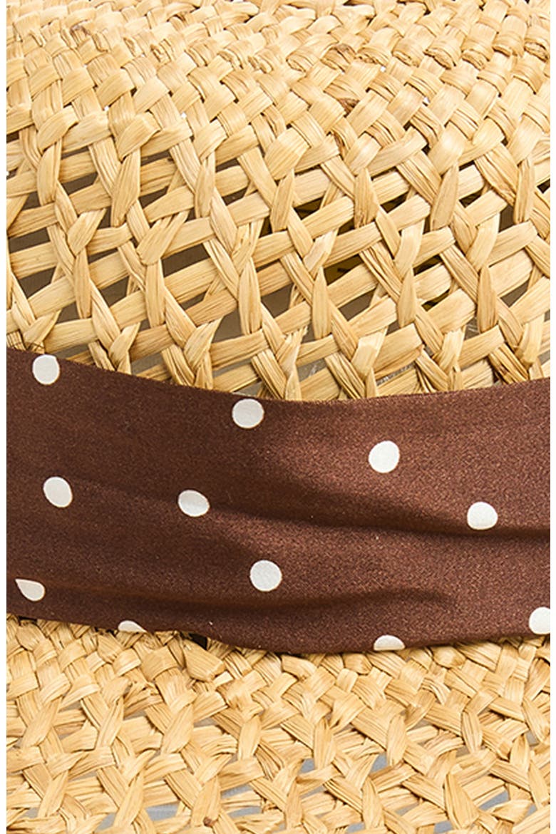 Garden Straw Hat, Alternate, color, NATURAL/ BROWN
