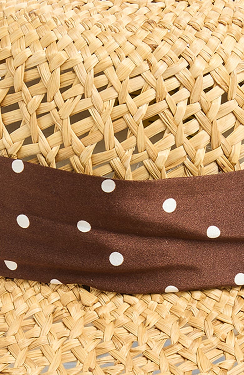 rag & bone Garden Straw Hat, Alternate, color, Natural/ Brown